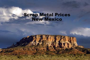 Current Scrap Metal Prices Per Pound lb New Mexico