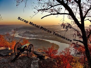 Current Scrap Metal Prices Per Pound lb Tennessee