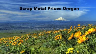 Current Scrap Metal Prices Per Pound lb Oregon